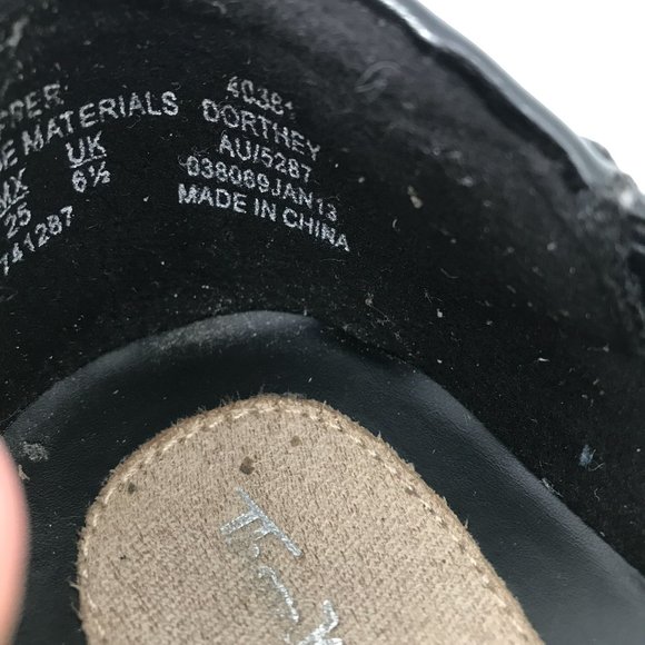 Thom McAn Womens Black Dorthey Adjustable Strap Loafer Size 8W 4895137741287 - Picture 11 of 12